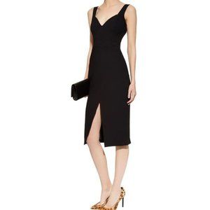 N/Nicholas Nicholas Sweetheart Neckline Midi Dress